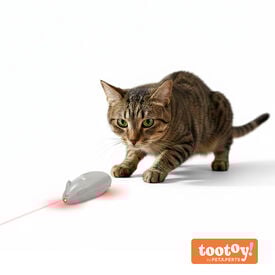 Tootoy! Interactive & Stimulate Rato com laser para gatos